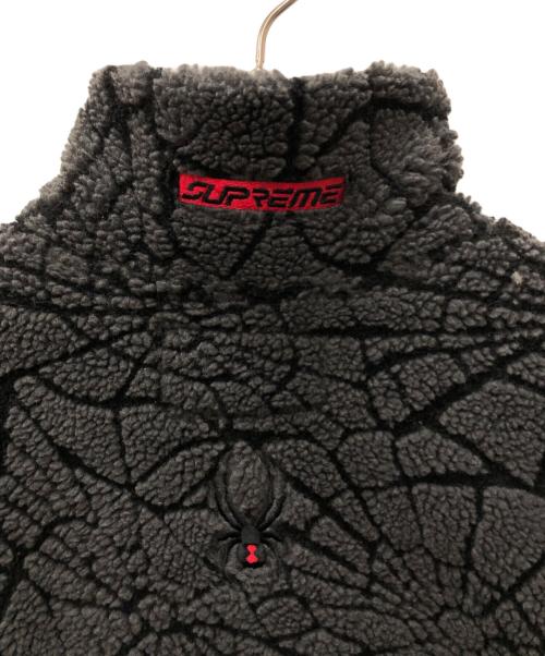 SUPREME（シュプリーム）Supreme (シュプリーム) SPYDER (スパイダー) Web Polar Fleece Jacket グレー サイズ:XLの古着・服飾アイテム