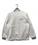 The Ennoy Professionalザ エンノイ プロフェッショナル）の古着「エンブロイダリーロゴ クルーネック カットソー」｜ホワイト