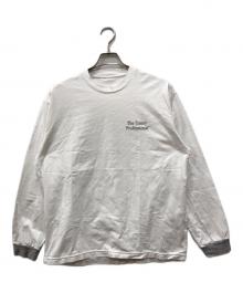 The Ennoy Professional（ザ エンノイ プロフェッショナル）の古着「エンブロイダリーロゴ クルーネック カットソー」｜ホワイト