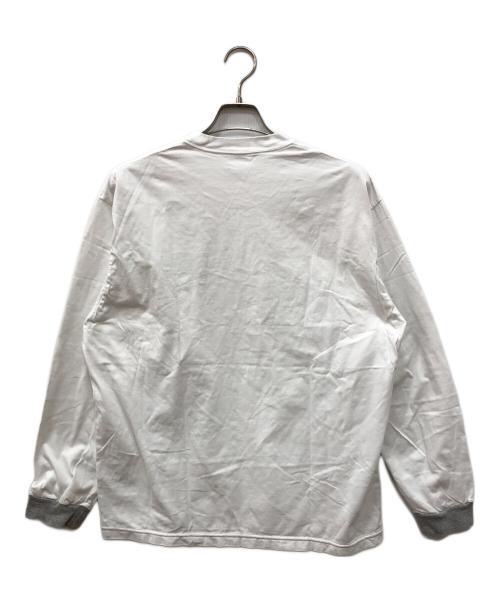 The Ennoy Professional（ザ エンノイ プロフェッショナル）THE ENNOY PROFESSIONAL (ザ エンノイ プロフェッショナル) エンブロイダリーロゴ クルーネック カットソー ホワイト サイズ:ＸＬの古着・服飾アイテム