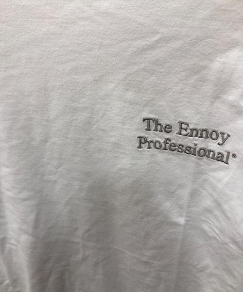 The Ennoy Professional（ザ エンノイ プロフェッショナル）THE ENNOY PROFESSIONAL (ザ エンノイ プロフェッショナル) エンブロイダリーロゴ クルーネック カットソー ホワイト サイズ:ＸＬの古着・服飾アイテム