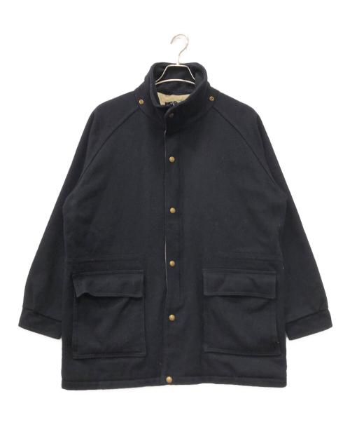 L.L.Bean（エルエルビーン）L.L.Bean (エルエルビーン) ウールハーフコート ネイビー サイズ:Lの古着・服飾アイテム