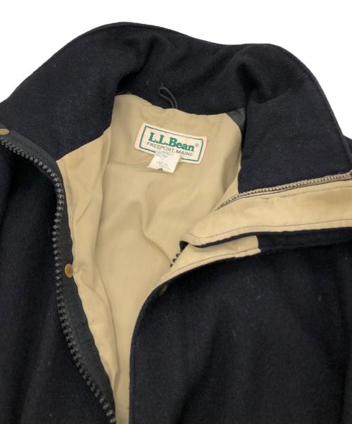 L.L.Bean（エルエルビーン）L.L.Bean (エルエルビーン) ウールハーフコート ネイビー サイズ:Lの古着・服飾アイテム