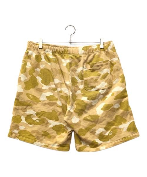 A BATHING APE（ア ベイシング エイプ）A BATHING APE (ア ベイシング エイプ) ハーフパンツ イエロー サイズ:Lの古着・服飾アイテム
