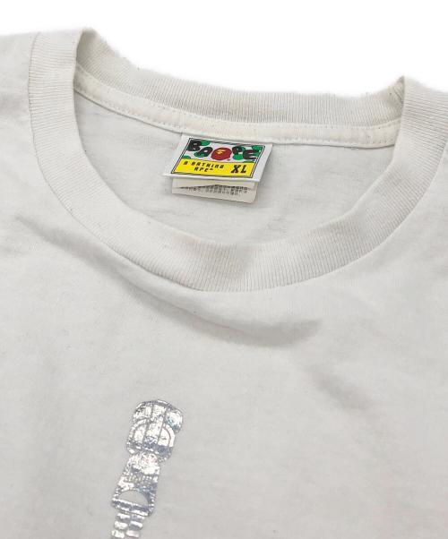 A BATHING APE（アベイシングエイプ）A BATHING APE (アベイシングエイプ) グリッターシャークTシャツ ホワイト サイズ:XLの古着・服飾アイテム