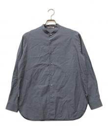 AURALEE（オーラリー）の古着「WASHED FINX TWILL SHIRTS」｜ブルー