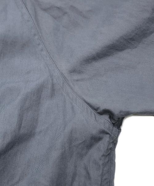 AURALEE（オーラリー）AURALEE (オーラリー) WASHED FINX TWILL SHIRTS ブルーの古着・服飾アイテム