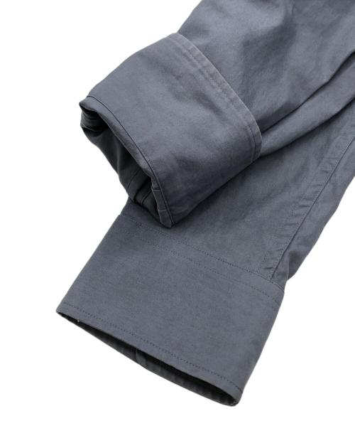 AURALEE（オーラリー）AURALEE (オーラリー) WASHED FINX TWILL SHIRTS ブルーの古着・服飾アイテム