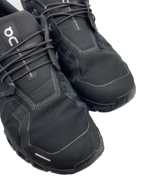 on（オン）On (オン) cloud 6 waterproof ブラック サイズ:24.5cmの古着・服飾アイテム