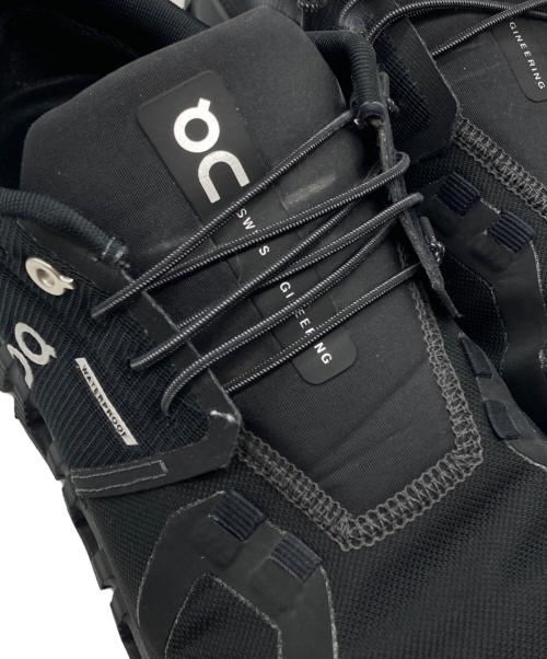 on（オン）On (オン) cloud 6 waterproof ブラック サイズ:24.5cmの古着・服飾アイテム