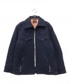 STYLE EYESスタイルアイズ）の古着「メルトンジャケット」｜ネイビー