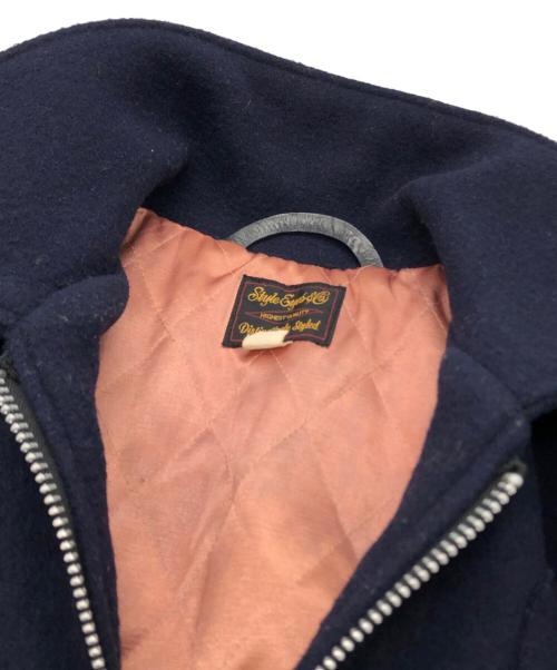 STYLE EYES（スタイルアイズ）STYLE EYES (スタイルアイズ) メルトンジャケット ネイビー サイズ:Lの古着・服飾アイテム