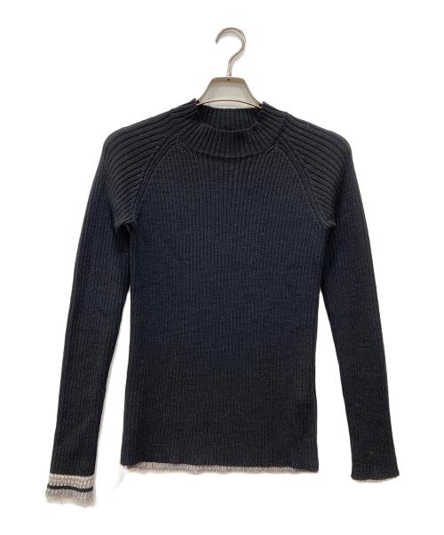 Y's（ワイズ）Y's (ワイズ) 長袖ハイネックリブニット ブラック サイズ:Mの古着・服飾アイテム