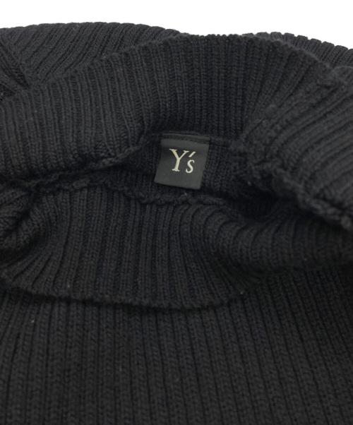 Y's（ワイズ）Y's (ワイズ) 長袖ハイネックリブニット ブラック サイズ:Mの古着・服飾アイテム