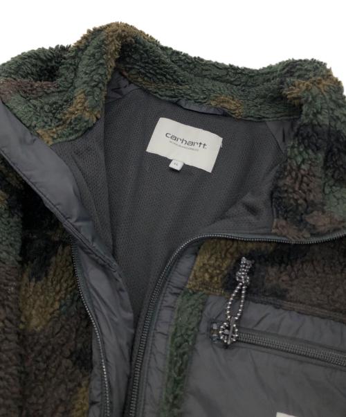 Carhartt WIP（カーハート ワークインプログレス）CARHARTT WIP (カーハート ワークインプログレス) プレンティス ライナー ボア ジャケット グリーン サイズ:XLの古着・服飾アイテム