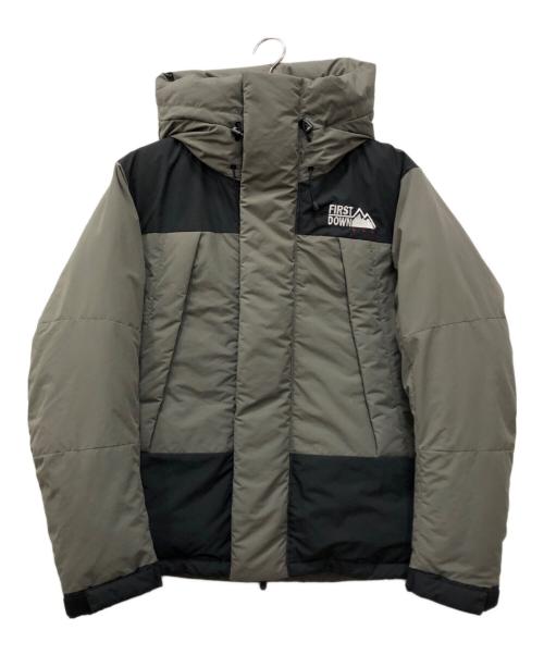 FIRST DOWN（ファーストダウン）FIRST DOWN (ファーストダウン) WRAP DOWN PARKA カーキ サイズ:Mの古着・服飾アイテム