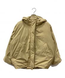 Spick and Span（スピック＆スパン）の古着「撥水フーデッドダウンハーフコート」｜ベージュ