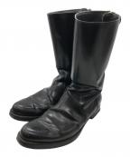 JIL SANDERジルサンダー）の古着「バックジップブーツ」｜ブラック