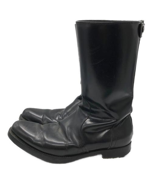 JIL SANDER（ジルサンダー）JIL SANDER (ジルサンダー) バックジップブーツ ブラック サイズ:42の古着・服飾アイテム