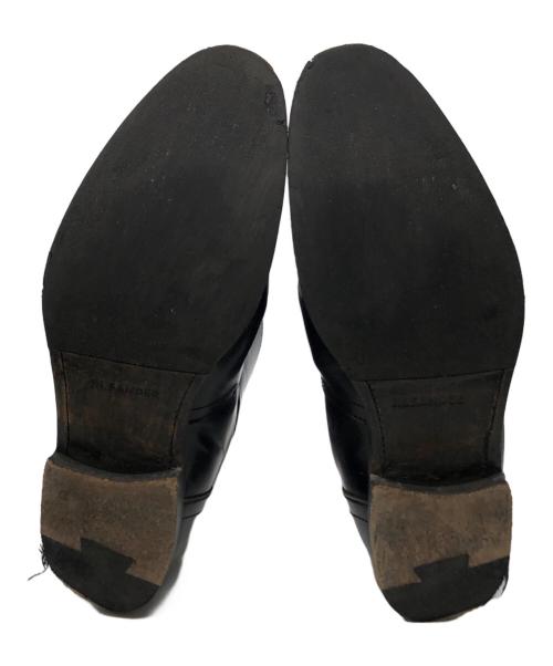 JIL SANDER（ジルサンダー）JIL SANDER (ジルサンダー) バックジップブーツ ブラック サイズ:42の古着・服飾アイテム
