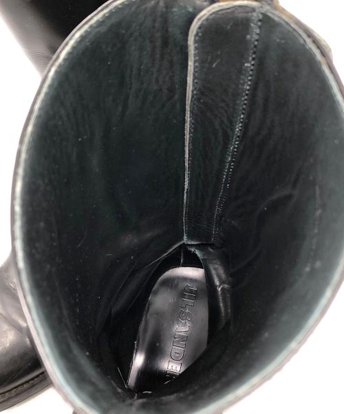 JIL SANDER（ジルサンダー）JIL SANDER (ジルサンダー) バックジップブーツ ブラック サイズ:42の古着・服飾アイテム