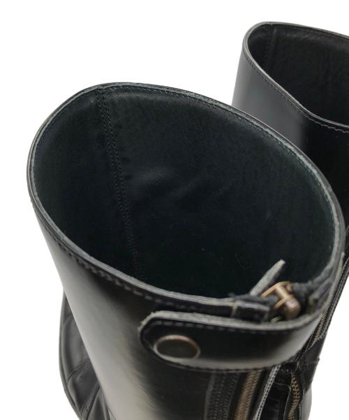 JIL SANDER（ジルサンダー）JIL SANDER (ジルサンダー) バックジップブーツ ブラック サイズ:42の古着・服飾アイテム
