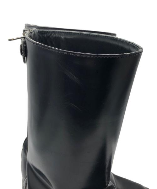 JIL SANDER（ジルサンダー）JIL SANDER (ジルサンダー) バックジップブーツ ブラック サイズ:42の古着・服飾アイテム