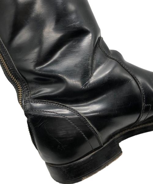 JIL SANDER（ジルサンダー）JIL SANDER (ジルサンダー) バックジップブーツ ブラック サイズ:42の古着・服飾アイテム