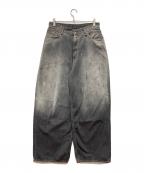 Acne studiosアクネ ストゥディオス）の古着「スーパーバギージーンズ」｜ブラック