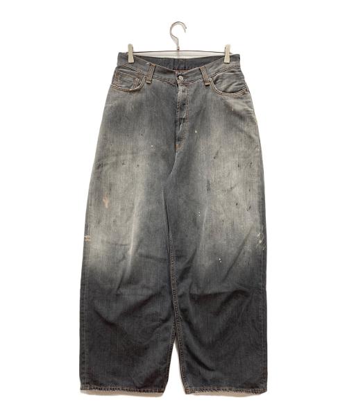 Acne studios（アクネ ストゥディオス）ACNE STUDIOS (アクネ ストゥディオス) スーパーバギージーンズ ブラック サイズ:46の古着・服飾アイテム