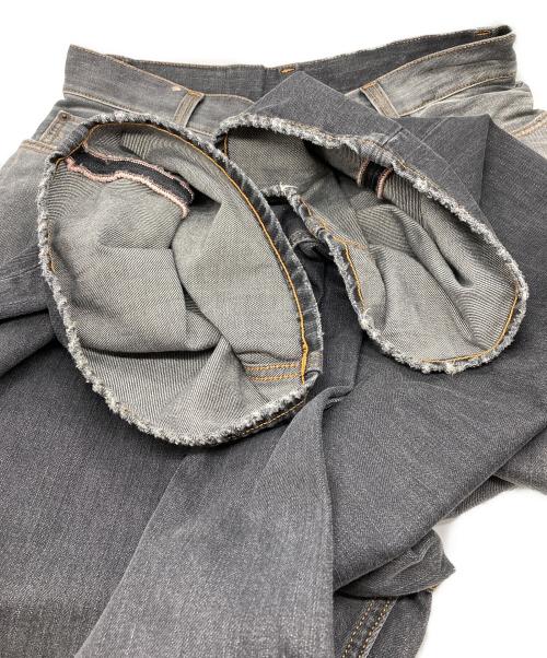 Acne studios（アクネ ストゥディオス）ACNE STUDIOS (アクネ ストゥディオス) スーパーバギージーンズ ブラック サイズ:46の古着・服飾アイテム