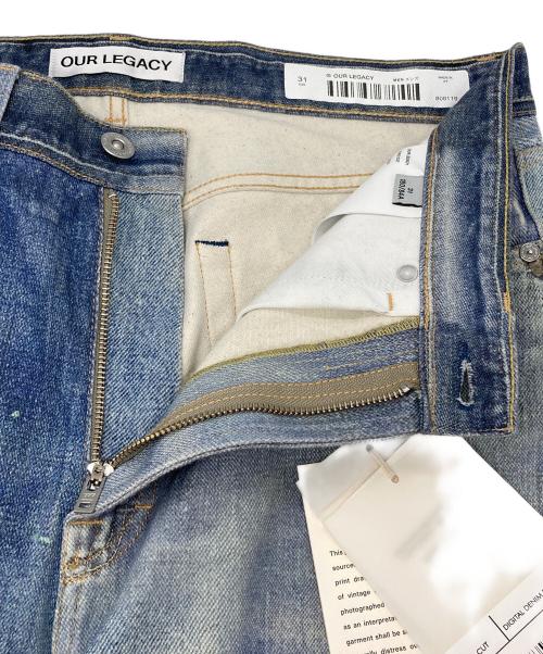 OUR LEGACY（アワーレガシー）OUR LEGACY (アワーレガシー) THIRD CUT DENIM ブルー サイズ:W31 未使用品の古着・服飾アイテム