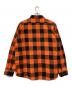 BONCOURA (ボンクラ) LOFT MAN 別注WORK SHIRT FLANNEL BUFFALO CHECK オレンジ サイズ:40：16000円