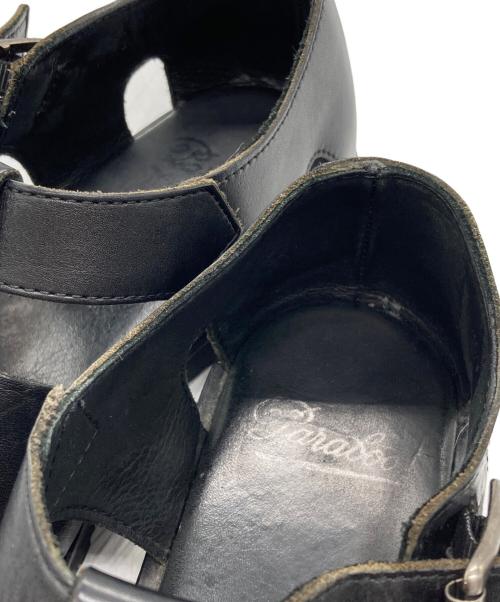 PARABOOT（パラブーツ）PARABOOT (パラブーツ) PACIFIC グルカサンダル ブラック サイズ:41の古着・服飾アイテム