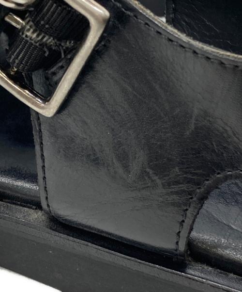 PARABOOT（パラブーツ）PARABOOT (パラブーツ) PACIFIC グルカサンダル ブラック サイズ:41の古着・服飾アイテム