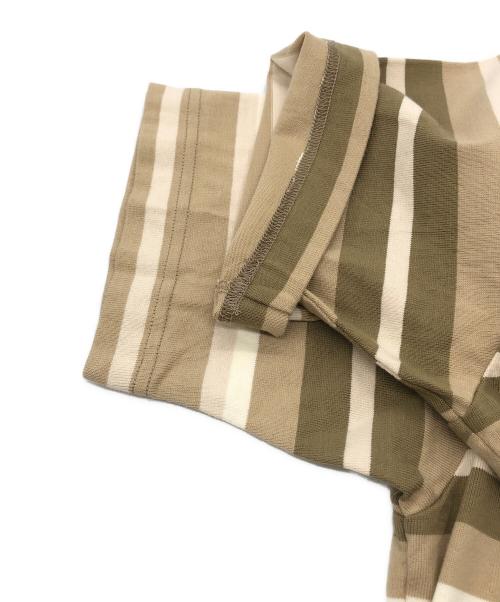 COMME des GARCONS HOMME（コムデギャルソン オム）COMME des GARCONS HOMME (コムデギャルソン オム) マルチボーダーTシャツ ベージュ サイズ:Sの古着・服飾アイテム