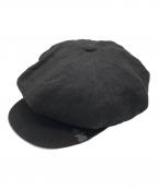 beauty:beastビューティービースト）の古着「リネンキャスケット」｜ブラック