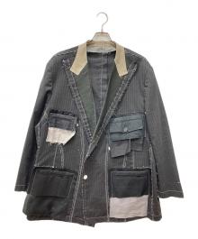 bodysong.（ボディソング）の古着「CUSTOM MADE BASTED JK/SERGE」｜グレー