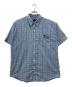 stussy（ステューシー）の古着「半袖チェックシャツ」｜ネイビー