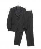 EMPORIO ARMANIエンポリオ アルマーニ）の古着「サマーウールセットアップスーツ」｜ブラック