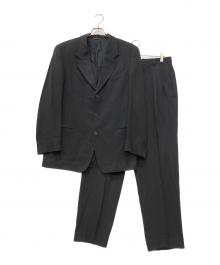 EMPORIO ARMANI（エンポリオ アルマーニ）の古着「サマーウールセットアップスーツ」｜ブラック