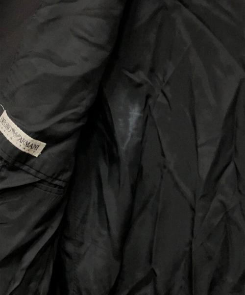 EMPORIO ARMANI（エンポリオ アルマーニ）EMPORIO ARMANI (エンポリオ アルマーニ) サマーウールセットアップスーツ ブラック サイズ:52の古着・服飾アイテム