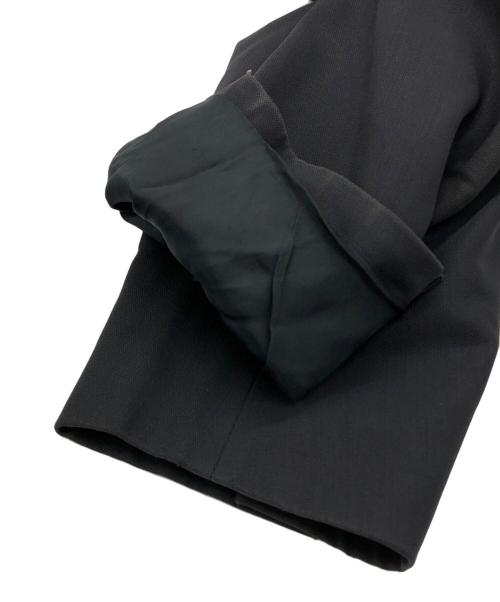 EMPORIO ARMANI（エンポリオ アルマーニ）EMPORIO ARMANI (エンポリオ アルマーニ) サマーウールセットアップスーツ ブラック サイズ:52の古着・服飾アイテム