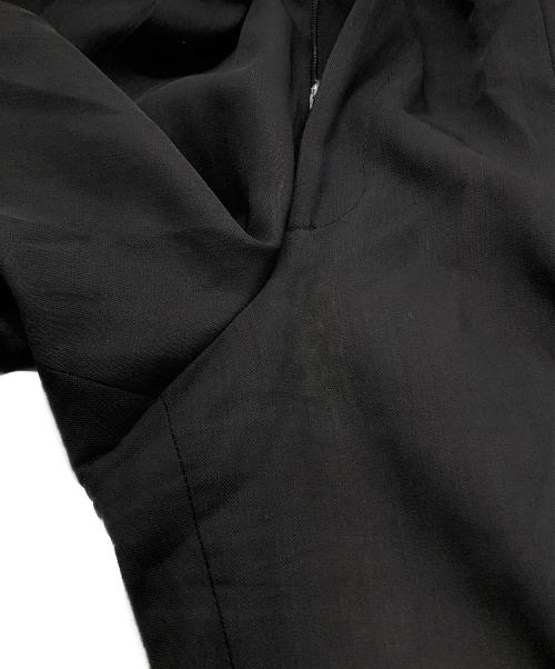 EMPORIO ARMANI（エンポリオ アルマーニ）EMPORIO ARMANI (エンポリオ アルマーニ) サマーウールセットアップスーツ ブラック サイズ:52の古着・服飾アイテム