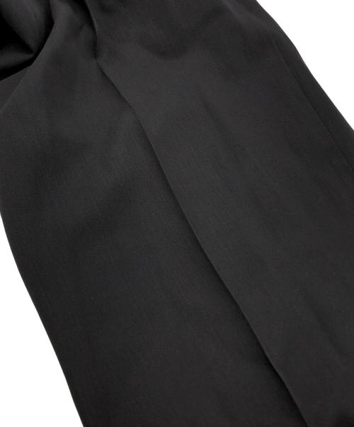 EMPORIO ARMANI（エンポリオ アルマーニ）EMPORIO ARMANI (エンポリオ アルマーニ) サマーウールセットアップスーツ ブラック サイズ:52の古着・服飾アイテム