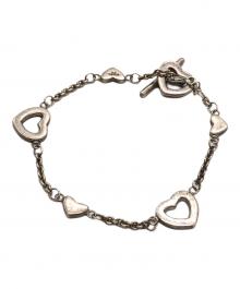 TIFFANY & Co.（ティファニー アンド コー）の古着「オープンハート5Pブレスレット」｜シルバー