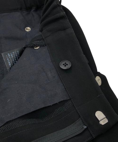 CONZ（コンズ）CONZ (コンズ) カーブレッグトラウザー ブラック ブラック サイズ:2の古着・服飾アイテム