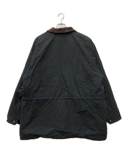 Timberland（ティンバーランド）Timberland (ティンバーランド) 襟レザーハンティングジャケット ブラック サイズ:XLの古着・服飾アイテム