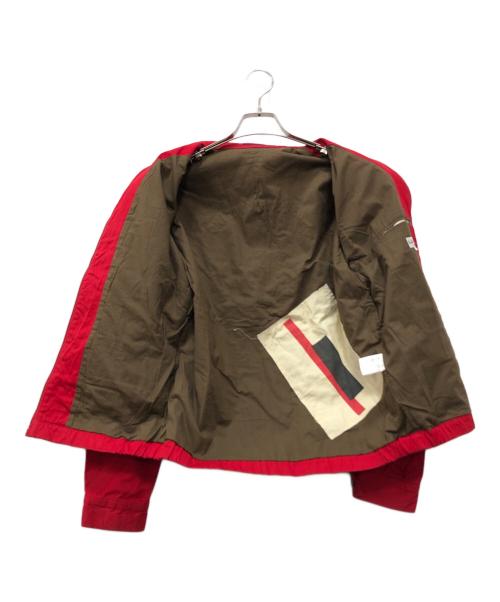 PAUL SMITH（ポールスミス）Paul Smith (ポールスミス) 刺繍ブルゾン レッド サイズ:Lの古着・服飾アイテム