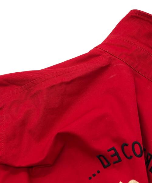 PAUL SMITH（ポールスミス）Paul Smith (ポールスミス) 刺繍ブルゾン レッド サイズ:Lの古着・服飾アイテム